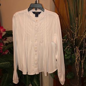 Polo Ralph Lauren Girls White Longsleeves Size8/10